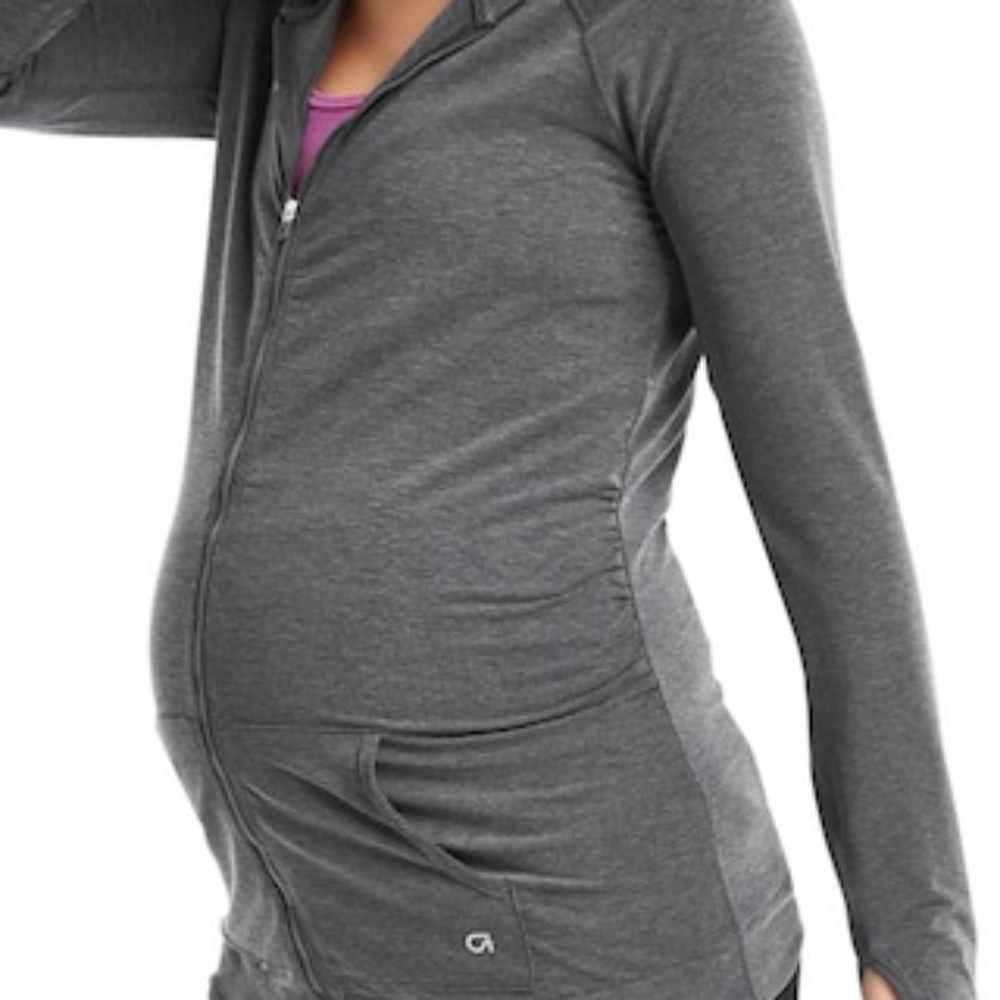 NWT Maternity GapFit Breathe zip hoodie